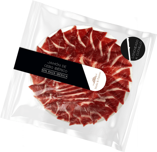 Sobre de Jamón de Cebo de Campo 50% Cortado a Cuchillo